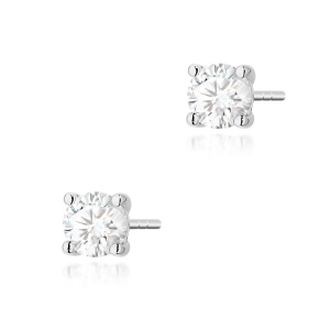Kolczyki K0577 Diament 2 x 0.50ct białe złoto
