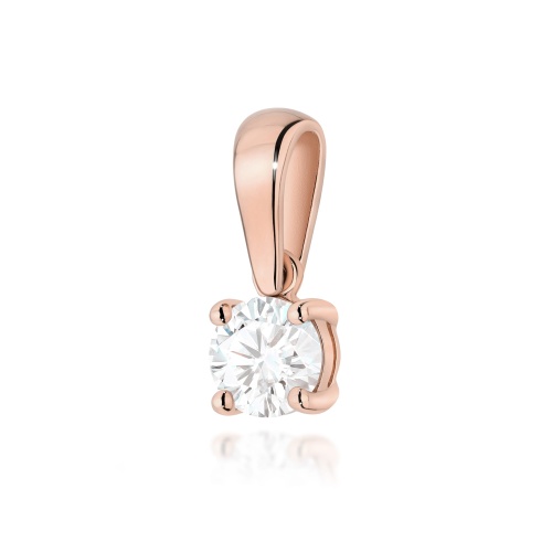 Zawieszka Z0576 Diament 0,70ct różowe złoto