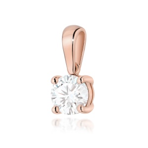 Zawieszka Z0576 Diament Laboratoryjne 1,00ct różowe złoto