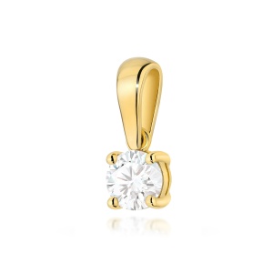Zawieszka Z0576 Diament 0,30ct żółte złoto