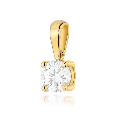 Zawieszka Z0576 Diament 1,00ct żółte złoto