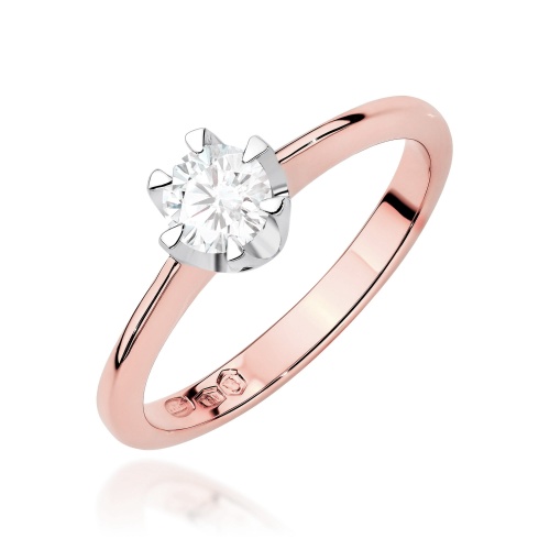 Bague W0220B Diamant 0,70ct Or rose
