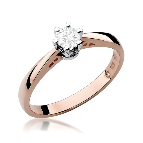 Bague W0234 Diamant 0,30ct Or rose