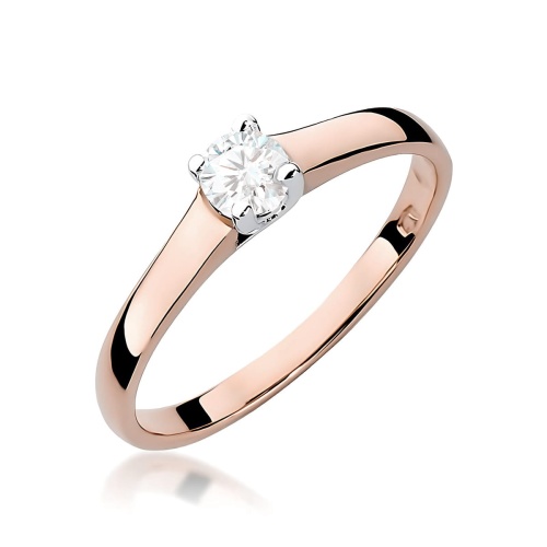 Bague W0239 Diamant 0,20ct Or rose