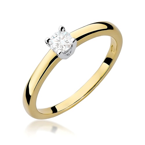 Bague W0292 Diamant 0,20ct Or jaune
