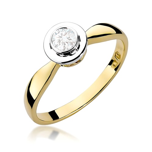 Bague W0294 Diamant 0,25ct Or jaune