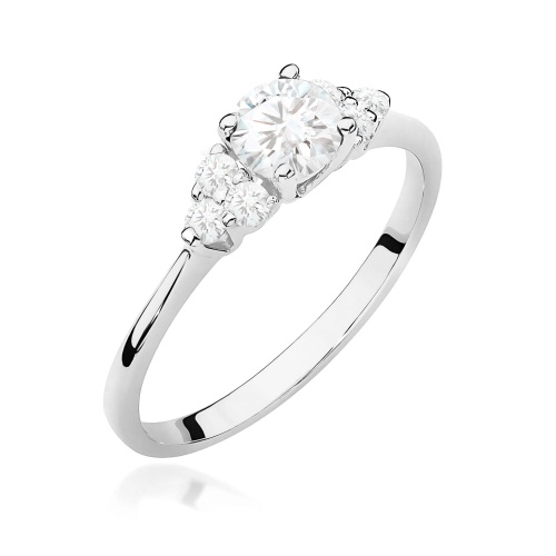 Inel W0451 Diamant de laborator 0,50ct Aur alb