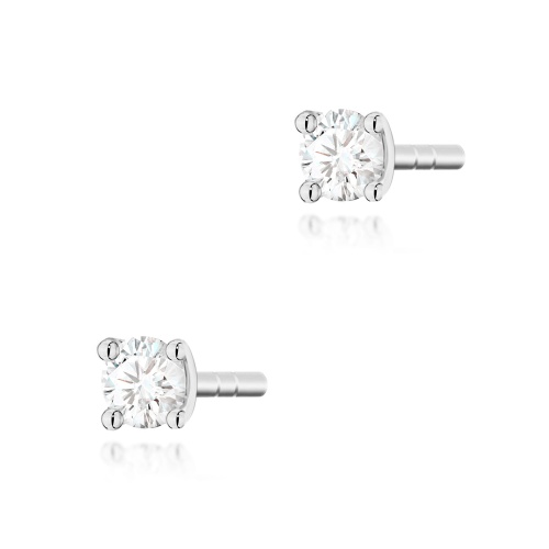 Ohrringe K0066 Diamant 2 x 0,04ct Weißgold