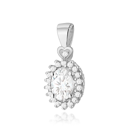 Pendentif Z0312 Diamant de laboratoire 0,40ct Or blanc