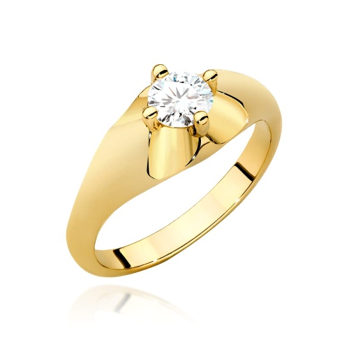 Inel W0545 Diamant de laborator 0,50ct AUR GALBEN