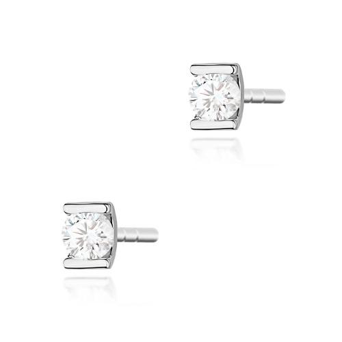Ohrringe K0055 Diamant 2 x 0,04ct Weißgold