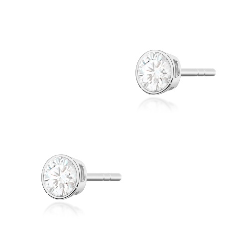 Ohrringe K0067 Diamant 2 x 0,10ct Weißgold