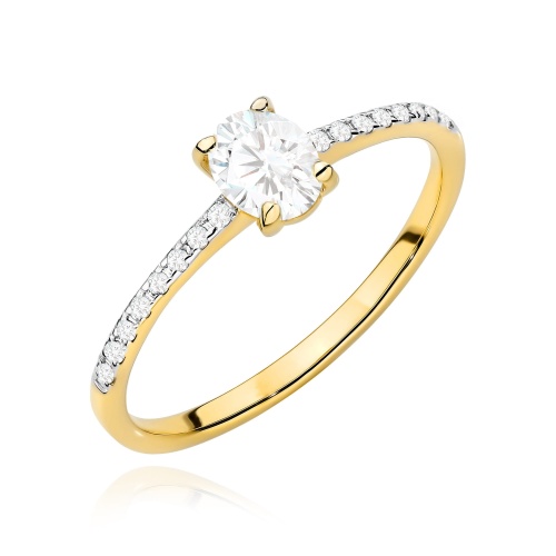 Bague W0582 Diamant 0,30ct Or jaune