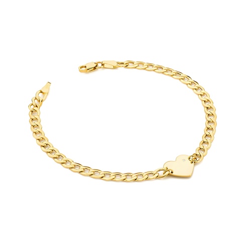 Bransoletka B0006 z diamentami żółte złoto