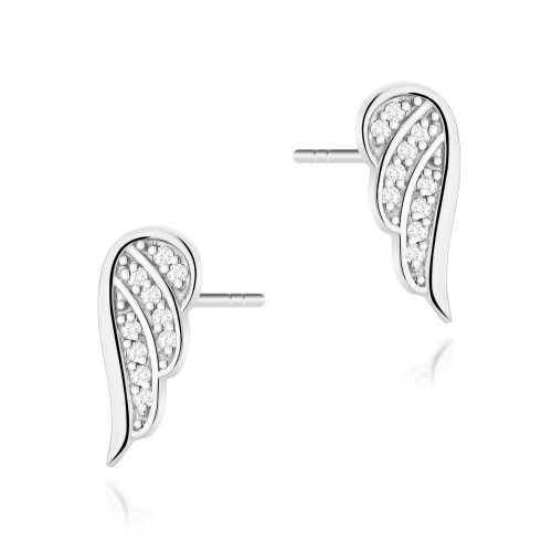 Ohrringe K0046 mit Diamanten Weißgold