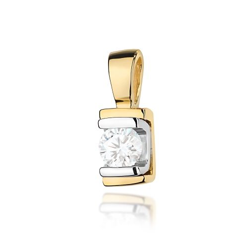 Pendentif Z0343 Diamant 0,10ct Or jaune