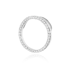 Zawieszka Z0442 z diamentami białe złoto