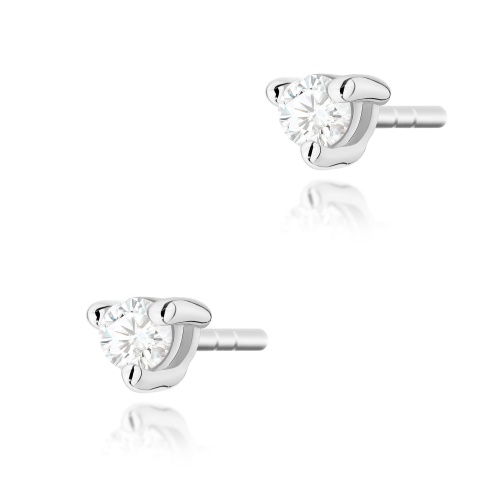 Ohrringe K0035 Diamant 2 x 0,04ct Weißgold