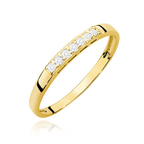 Bague W0619 avec diamants Or jaune