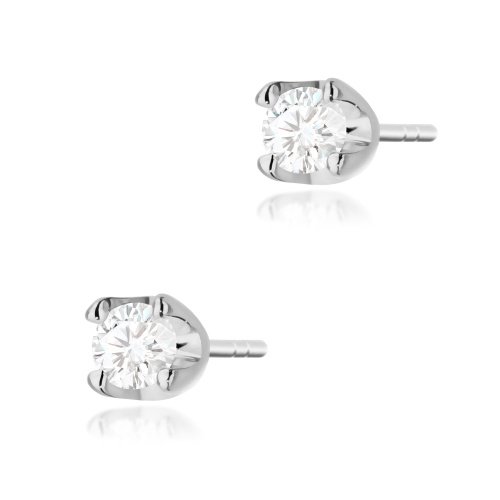Ohrringe K0034 Diamant 2 x 0,08ct Weißgold