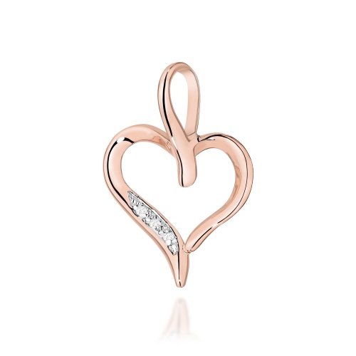 Pendentif Z0011 avec diamants Or rose