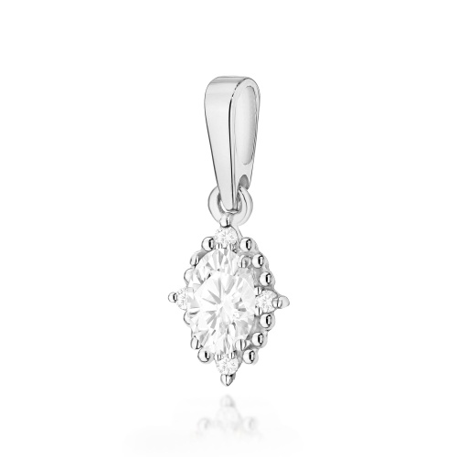 Zawieszka Z0512 Diament Laboratoryjny 0,25ct białe złoto