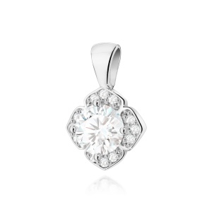 Zawieszka Z0571 Diament Laboratoryjny 0,50ct białe złoto