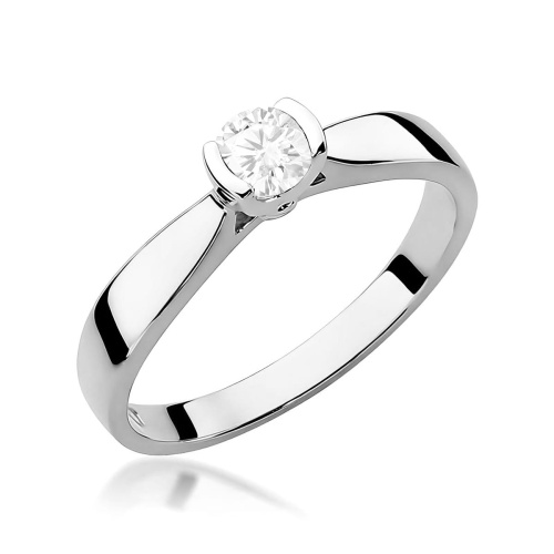 Bague W0223B Diamant 0,25ct Or blanc 375
