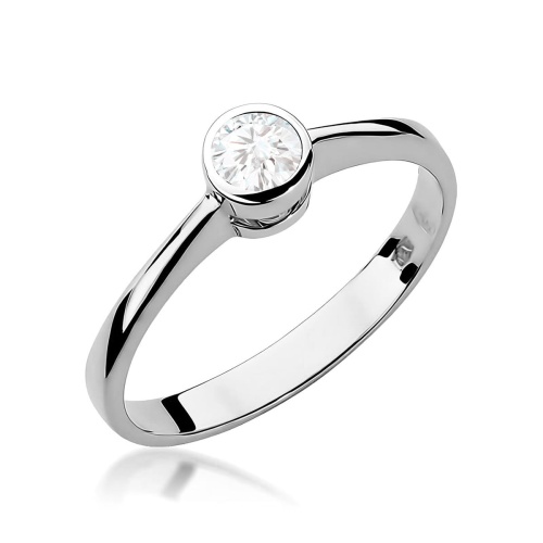 Bague W0224B Diamant 0,25ct Or blanc 375