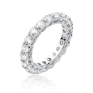 Pierścionek W0519 z diamentami białe złoto 375