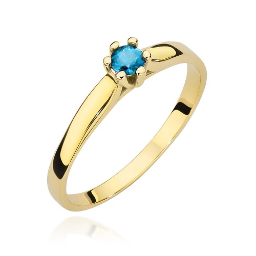 Bague W0222 Topaze 0,15ct Or jaune 375