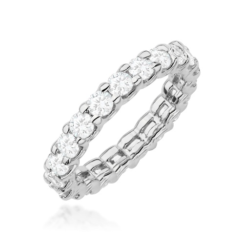 Pierścionek W0515 z diamentami białe złoto 375