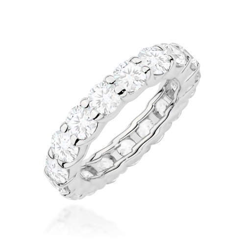 Pierścionek W0516 z diamentami białe złoto 375