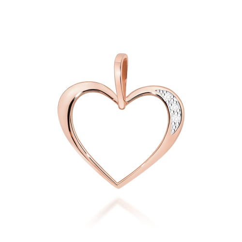Pendentif Z0030 avec diamants Or rose