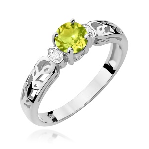 Pierścionek W0014 Oliwin 0,60ct białe złoto