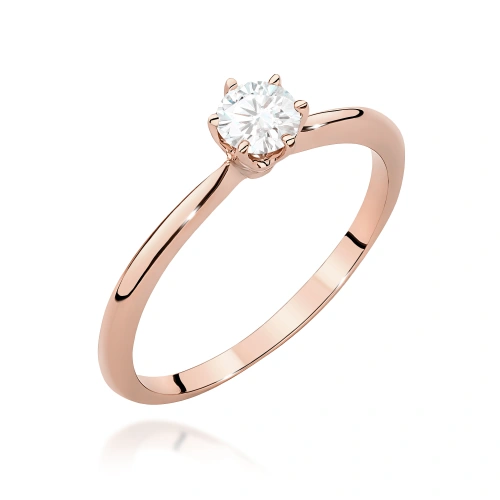 Bague W0553 Diamant 0,50ct Or rose