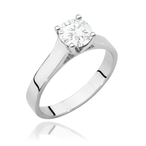 Pierścionek W0526 Diament Laboratoryjny 0,70ct białe złoto