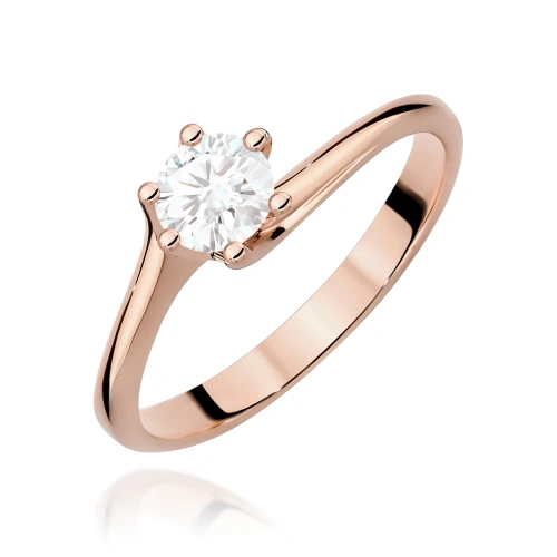 Bague W0423 Diamant 0,50ct Or rose