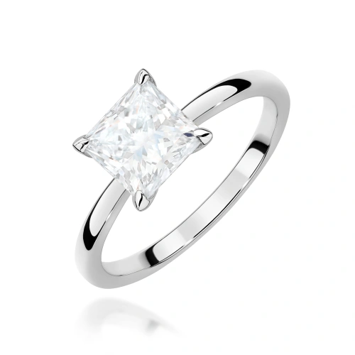Pierścionek W0690 Diament Laboratoryjny 1,00ct białe złoto