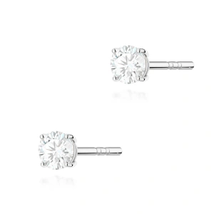 Kolczyki K0583 Diament 2 x 0.15ct białe złoto