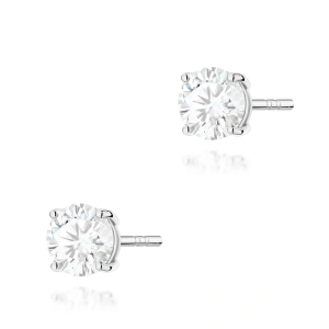 Kolczyki K0583 Diament 2 x 1.00ct białe złoto